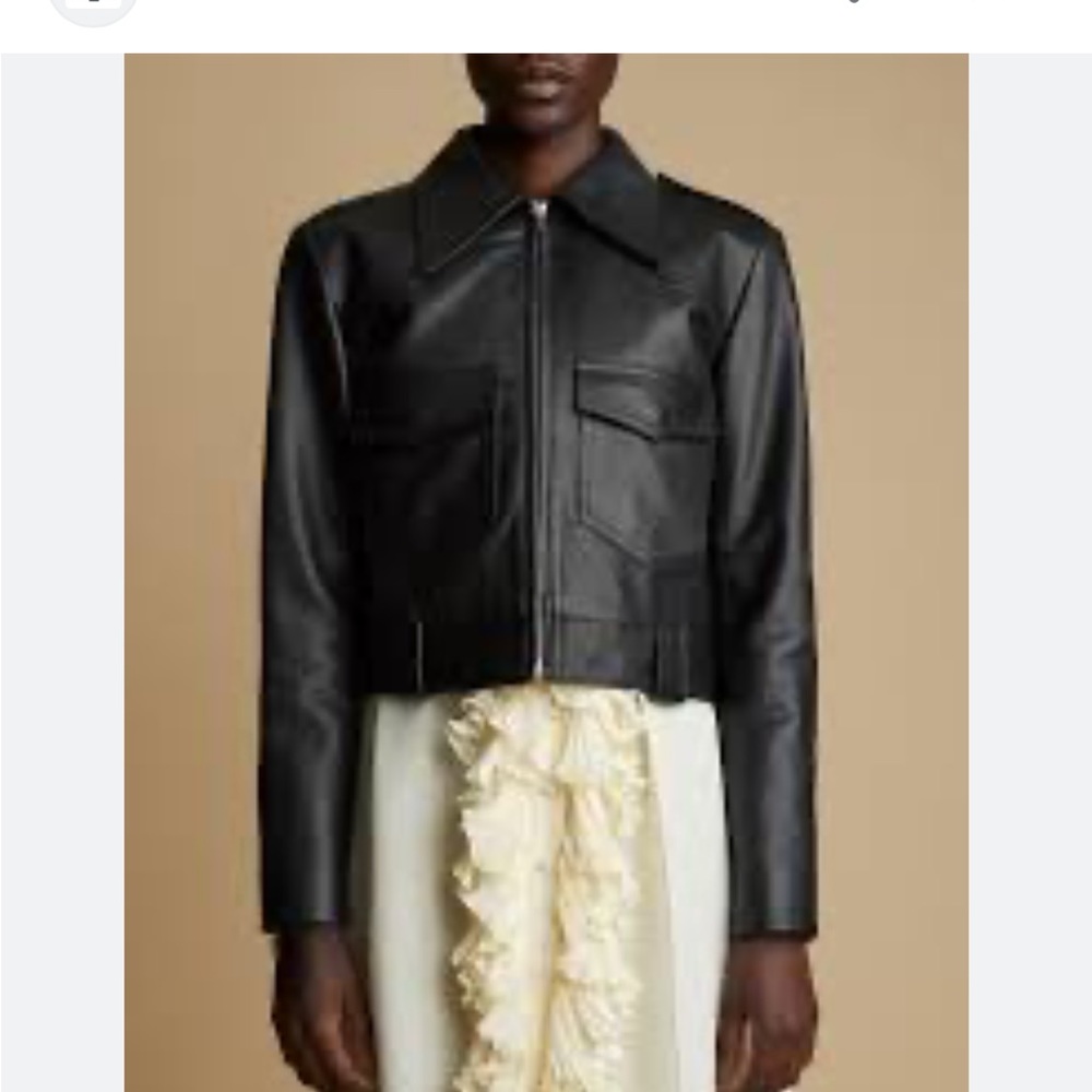 KHAITE Cordelia Leather Jacket NEW size 4